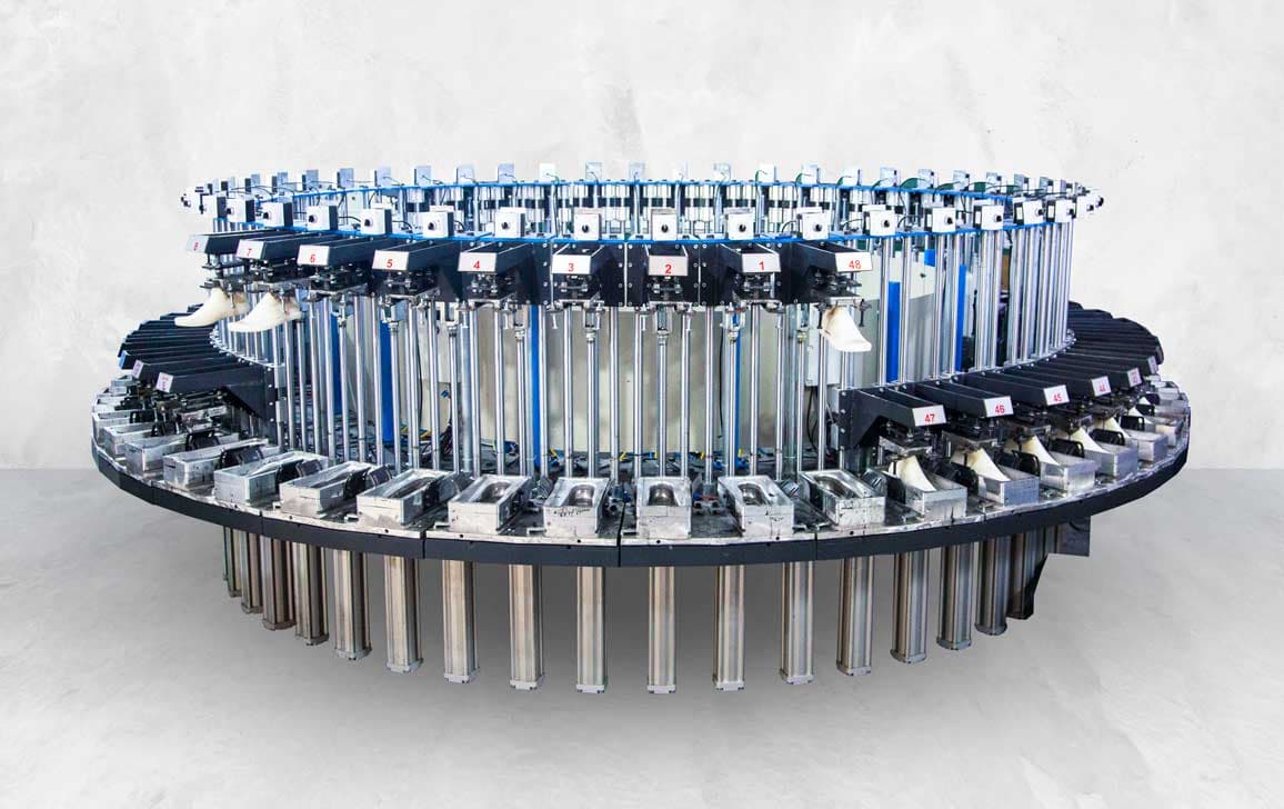 PU pouring machines (48 station)